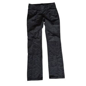 Athleta Straight Leg Pants Womens Medium Stretch Lightweight Gray Athletic